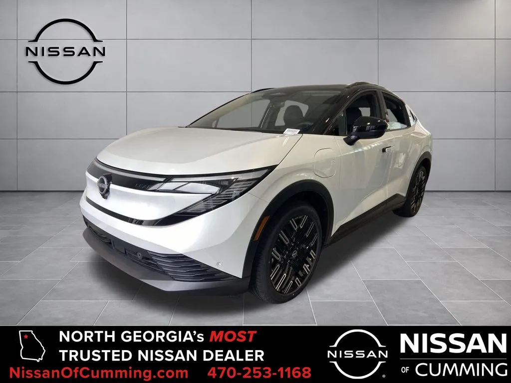 White 2026 Nissan Leaf PLATINUM+ for sale in Cumming, GA