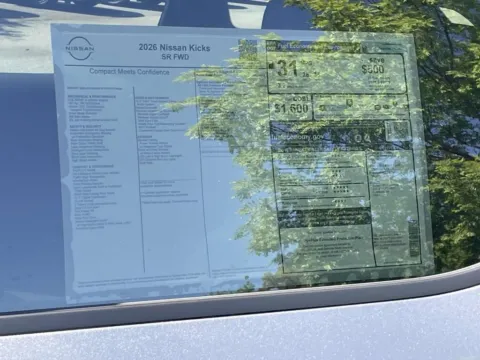 Another view of 2026 Nissan Kicks SR for sale in Cumming, GA at Nissan Of Cumming