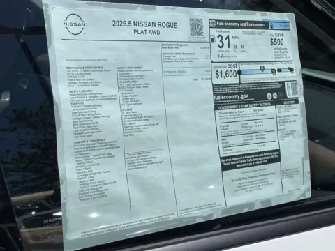 Photos of 2026 Nissan Rogue Platinum for sale in Cumming, GA at Nissan Of Cumming