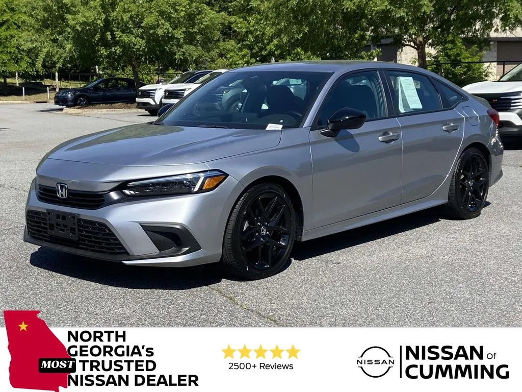 Silver 2023 Honda Civic Sport for sale in Cumming, GA