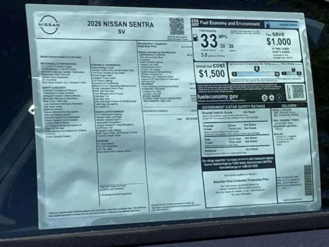 Photos of 2026 Nissan Sentra SV for sale in Cumming, GA at Nissan Of Cumming