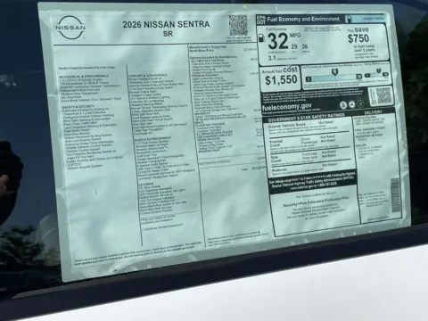 Photos of 2026 Nissan Sentra SR for sale in Cumming, GA at Nissan Of Cumming
