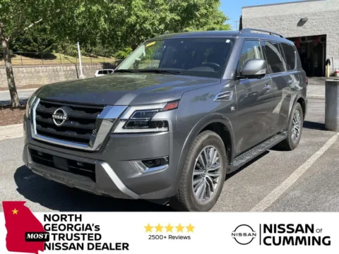Gray 2021 Nissan Armada SL for sale in Cumming, GA