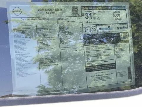 Photos of 2026 Nissan Kicks SR for sale in Cumming, GA at Nissan Of Cumming