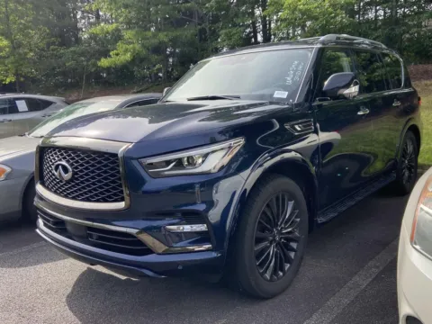 Blue 2022 INFINITI QX80 Premium Select for sale in Cumming, GA