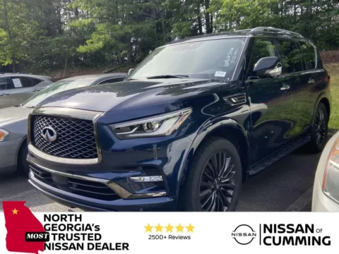 Blue 2022 INFINITI QX80 Premium Select for sale in Cumming, GA
