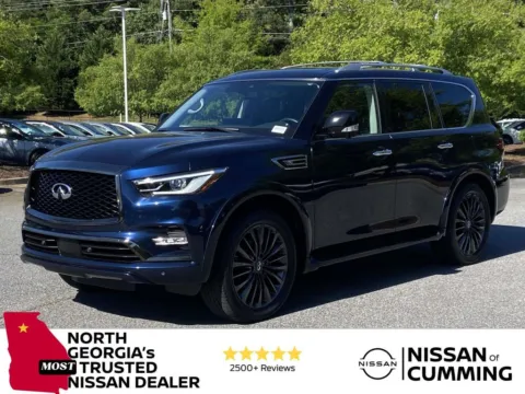 Blue 2022 INFINITI QX80 Premium Select for sale in Cumming, GA