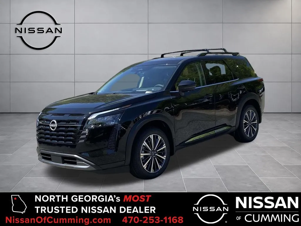 Black 2026 Nissan Pathfinder Platinum for sale in Cumming, GA