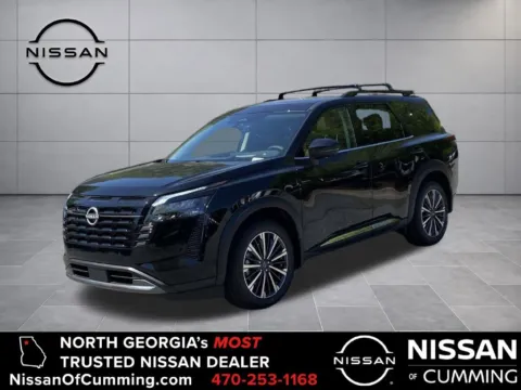 Black 2026 Nissan Pathfinder Platinum for sale in Cumming, GA