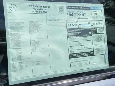 Photos of 2026 Nissan Rogue Plug-In Hybrid Platinum for sale in Cumming, GA at Nissan Of Cumming