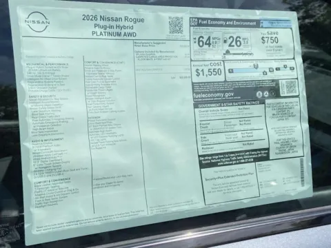 Photos of 2026 Nissan Rogue Plug-In Hybrid Platinum for sale in Cumming, GA at Nissan Of Cumming