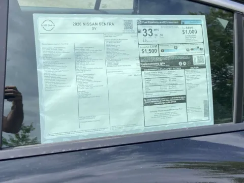 Photos of 2026 Nissan Sentra SV for sale in Cumming, GA at Nissan Of Cumming