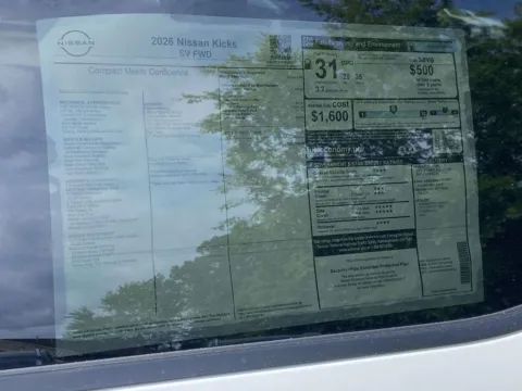 Photos of 2026 Nissan Kicks SV for sale in Cumming, GA at Nissan Of Cumming
