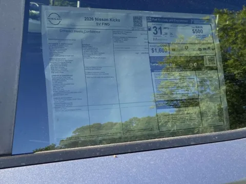 Photos of 2026 Nissan Kicks SV for sale in Cumming, GA at Nissan Of Cumming