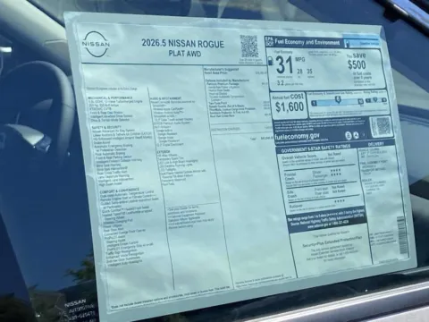 Photos of 2026 Nissan Rogue Platinum for sale in Cumming, GA at Nissan Of Cumming