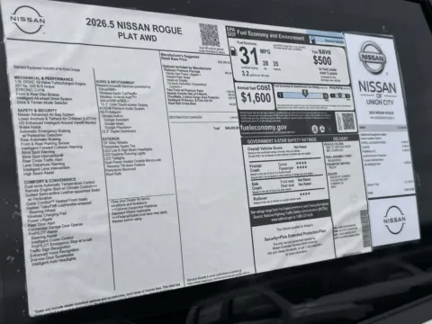 Another view of 2026 Nissan Rogue Dark Armor for sale in Cumming, GA at Nissan Of Cumming
