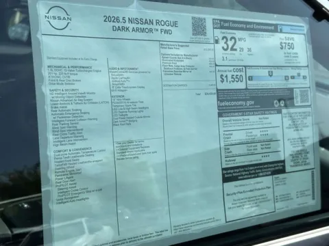 Photos of 2026 Nissan Rogue Dark Armor for sale in Cumming, GA at Nissan Of Cumming