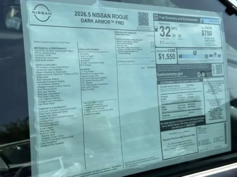 Photos of 2026 Nissan Rogue Dark Armor for sale in Cumming, GA at Nissan Of Cumming