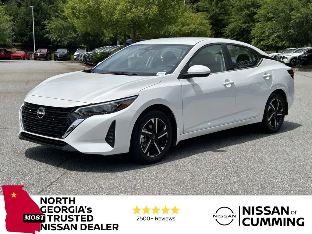 White 2025 Nissan Sentra SV for sale in Cumming, GA