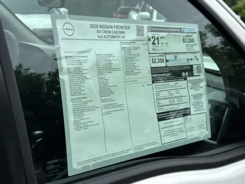 Photos of 2026 Nissan Frontier SV for sale in Cumming, GA at Nissan Of Cumming