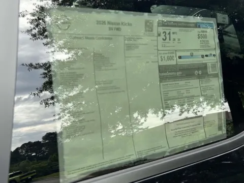 Photos of 2026 Nissan Kicks SV for sale in Cumming, GA at Nissan Of Cumming