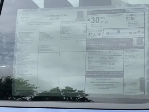 Photos of 2026 Nissan Kicks SV for sale in Cumming, GA at Nissan Of Cumming