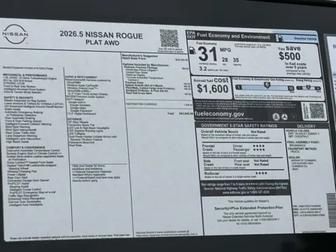 Photos of 2026 Nissan Rogue Platinum for sale in Cumming, GA at Nissan Of Cumming