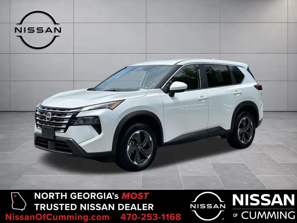 White 2025 Nissan Rogue SV for sale in Cumming, GA