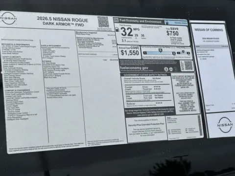 Photos of 2026 Nissan Rogue Dark Armor for sale in Cumming, GA at Nissan Of Cumming