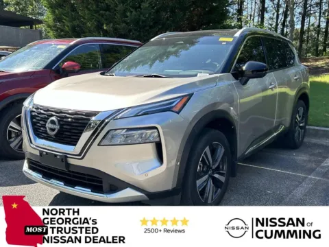 Silver 2023 Nissan Rogue Platinum for sale in Cumming, GA