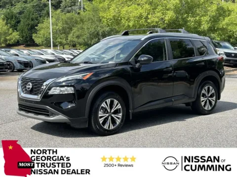 Black 2023 Nissan Rogue SV for sale in Cumming, GA