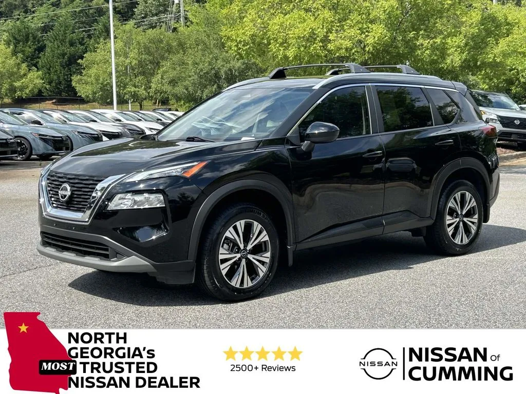 Black 2023 Nissan Rogue SV for sale in Cumming, GA