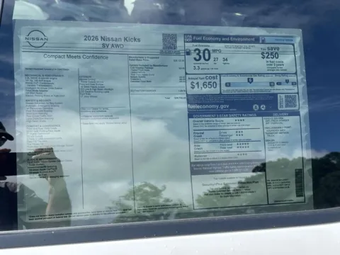 Photos of 2026 Nissan Kicks SV for sale in Cumming, GA at Nissan Of Cumming