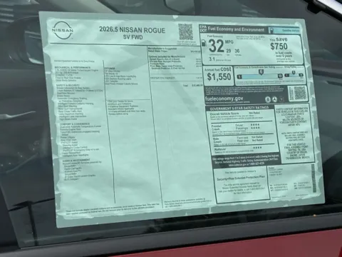 Photos of 2026 Nissan Rogue SV for sale in Cumming, GA at Nissan Of Cumming