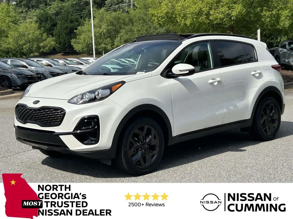 White 2022 Kia Sportage Nightfall for sale in Cumming, GA