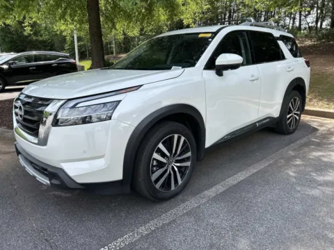 White 2024 Nissan Pathfinder Platinum for sale in Cumming, GA