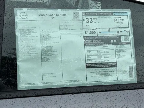 Photos of 2026 Nissan Sentra SV for sale in Cumming, GA at Nissan Of Cumming