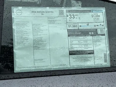 Photos of 2026 Nissan Sentra SV for sale in Cumming, GA at Nissan Of Cumming