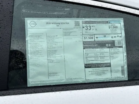 Photos of 2026 Nissan Sentra SV for sale in Cumming, GA at Nissan Of Cumming