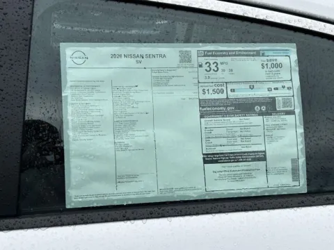 Photos of 2026 Nissan Sentra SV for sale in Cumming, GA at Nissan Of Cumming
