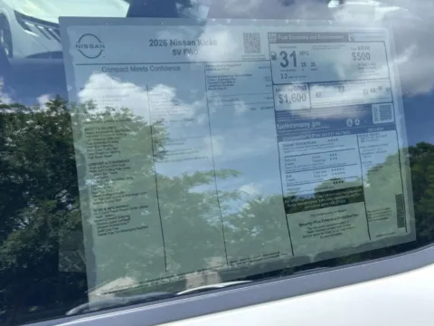 Photos of 2026 Nissan Kicks SV for sale in Cumming, GA at Nissan Of Cumming