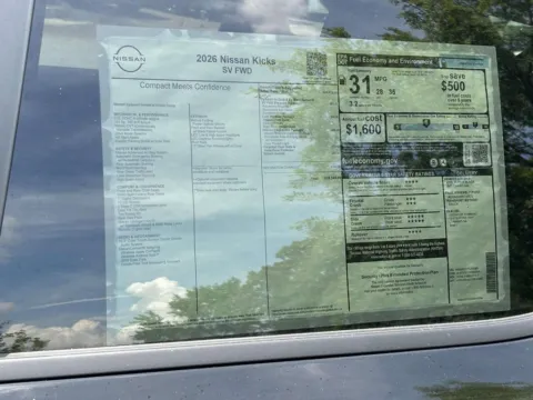 Photos of 2026 Nissan Kicks SV for sale in Cumming, GA at Nissan Of Cumming