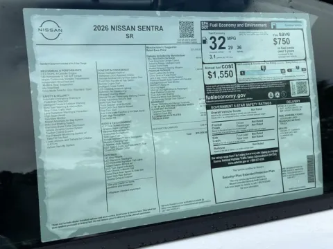 Photos of 2026 Nissan Sentra SR for sale in Cumming, GA at Nissan Of Cumming