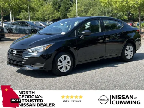 Black 2025 Nissan Versa 1.6 S for sale in Cumming, GA