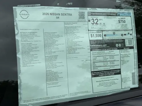 Photos of 2026 Nissan Sentra SR for sale in Cumming, GA at Nissan Of Cumming