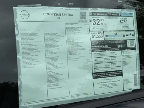 Photos of 2026 Nissan Sentra SR for sale in Cumming, GA at Nissan Of Cumming