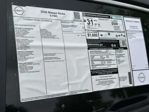 Photos of 2026 Nissan Kicks S for sale in Cumming, GA at Nissan Of Cumming