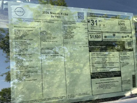 Photos of 2026 Nissan Kicks SV for sale in Cumming, GA at Nissan Of Cumming