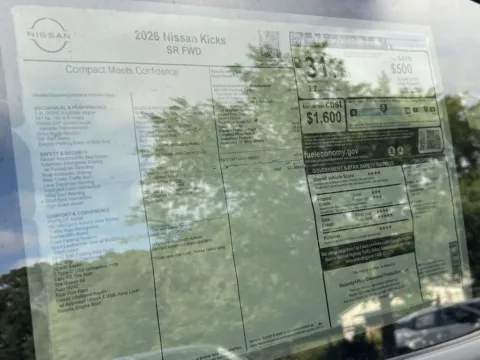 Photos of 2026 Nissan Kicks SR for sale in Cumming, GA at Nissan Of Cumming