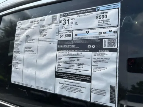 Photos of 2026 Nissan Kicks SV for sale in Cumming, GA at Nissan Of Cumming